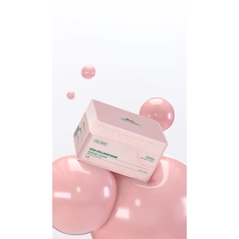VT Cosmetics Cica Collagen Mask hranilna tekstilna maska z učvrstitvenim učinkom 30 kos
