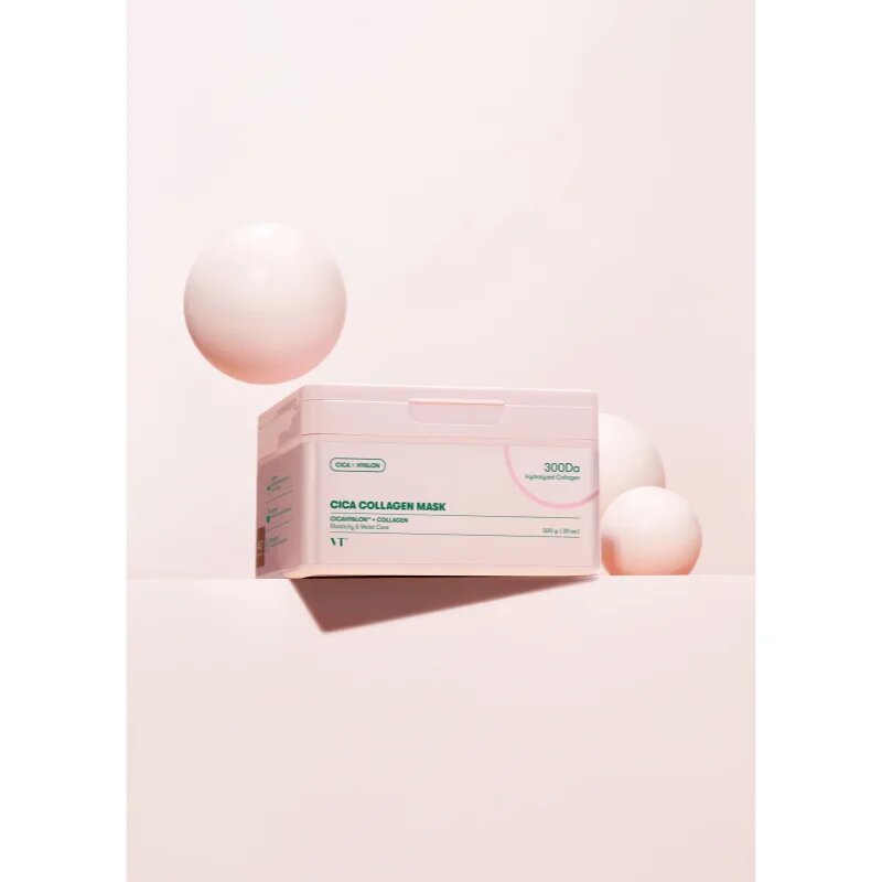 VT Cosmetics Cica Collagen Mask hranilna tekstilna maska z učvrstitvenim učinkom 30 kos