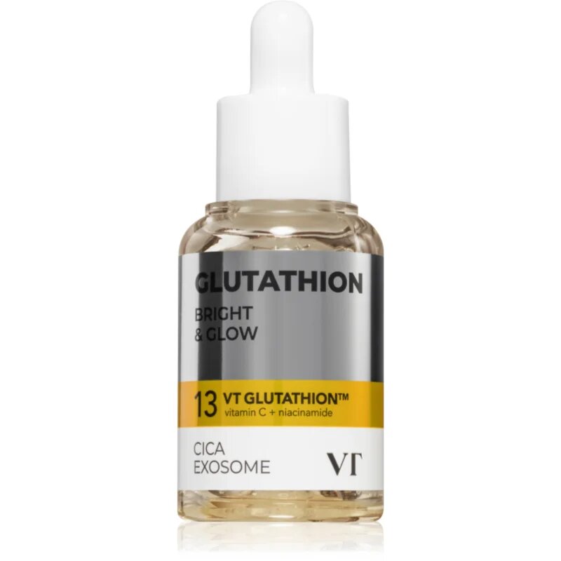 VT Cosmetics Cica Exosome G2 Brightening Ampoule posvetlitveni serum za obraz s pomirjajočim učinkom 30 ml