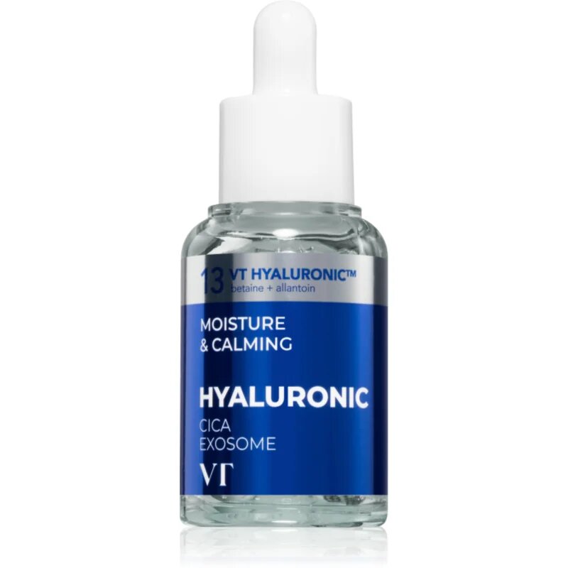 VT Cosmetics Cica Exosome H3 Hydro Ampoule pomirjajoči serum za obraz za intenzivno vlažnost 30 ml
