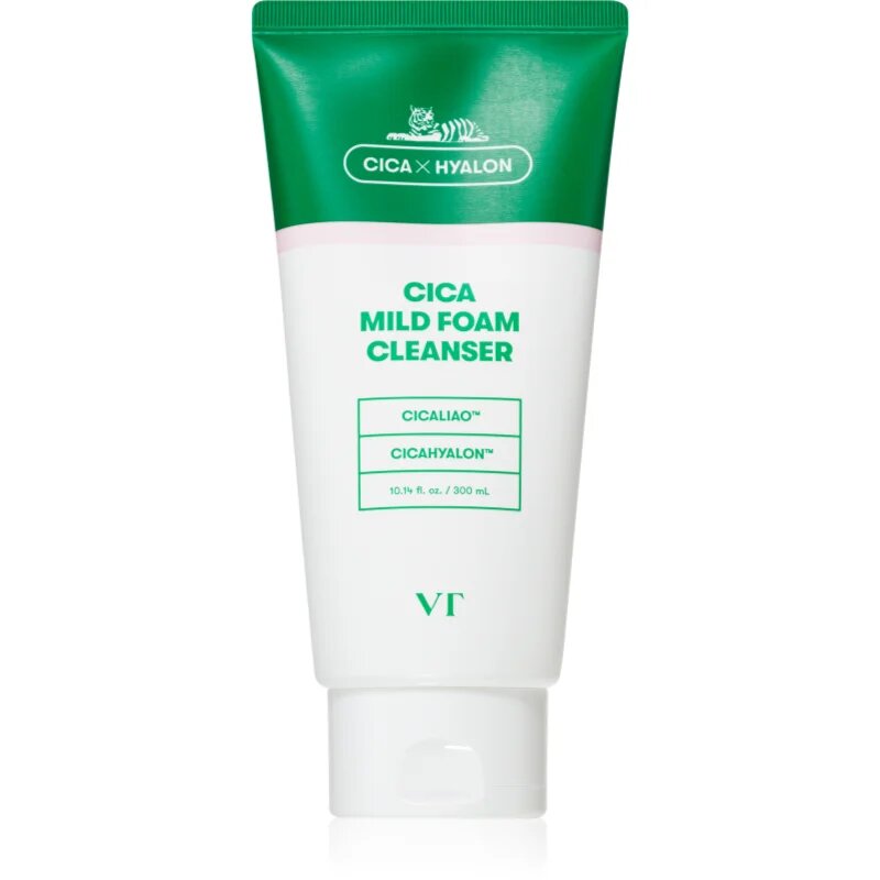 VT Cosmetics Cica Mild Foam Cleanser nežna čistilna pena s pomirjajočim učinkom 300 ml