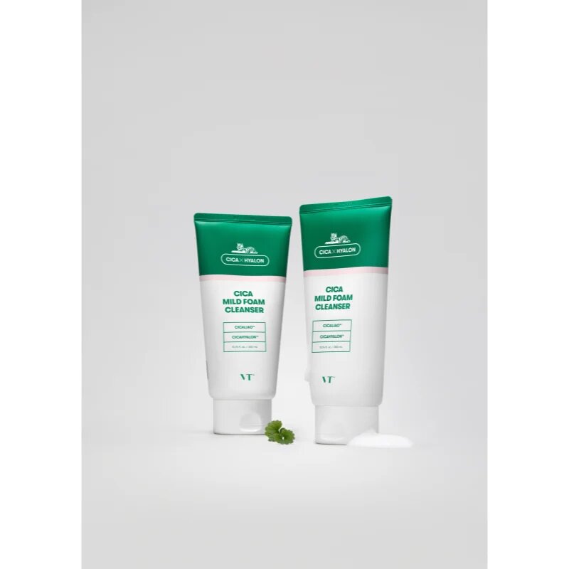 VT Cosmetics Cica Mild Foam Cleanser nežna čistilna pena s pomirjajočim učinkom 300 ml