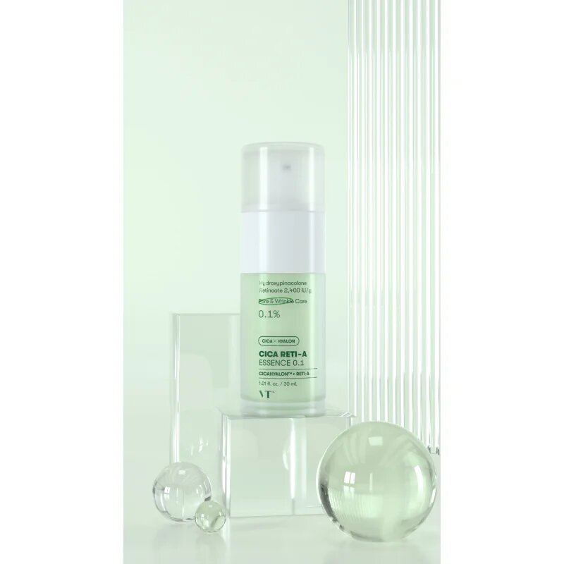 VT Cosmetics Cica Reti-A Essence 0.1 koncentrirana vlažilna esenca z retinolom 30 ml