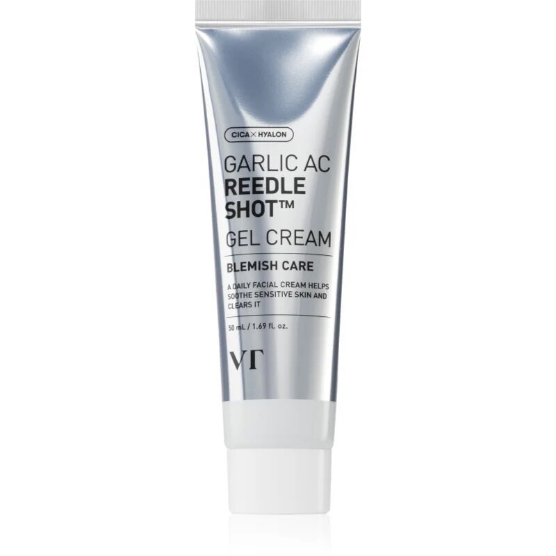 VT Cosmetics Garlic AC Reedle Shot Gel Cream lahka gelasta krema proti nepravilnostim na aknasti koži 50 ml
