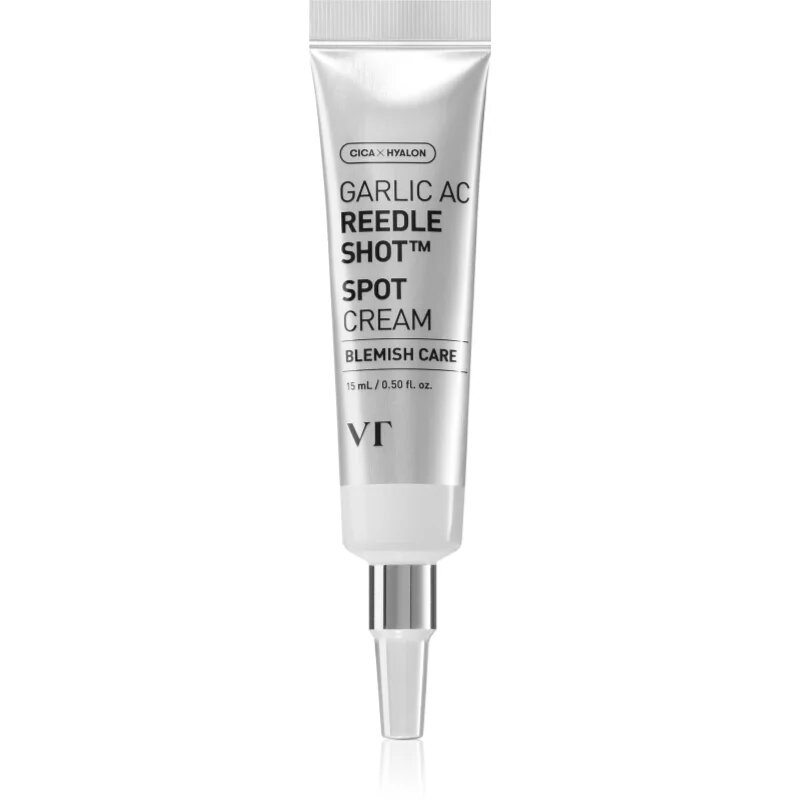 VT Cosmetics Garlic AC Reedle Shot Spot Cream lokalna nega proti nepravilnostim na aknasti koži 15 ml