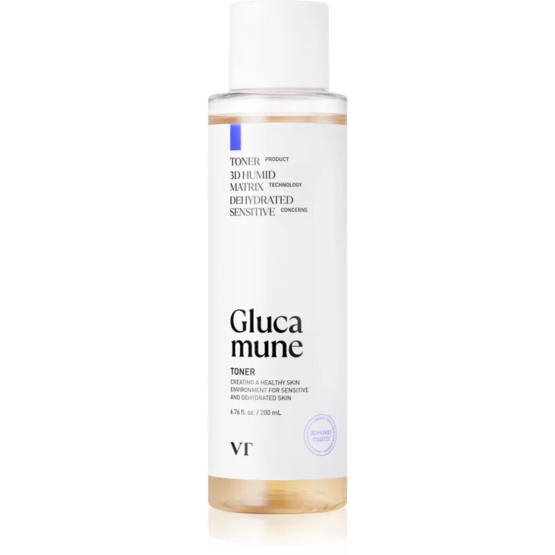 VT Cosmetics Glucamune Toner osvežilno-vlažilni tonik za krepitev kožne pregrade 200 kos
