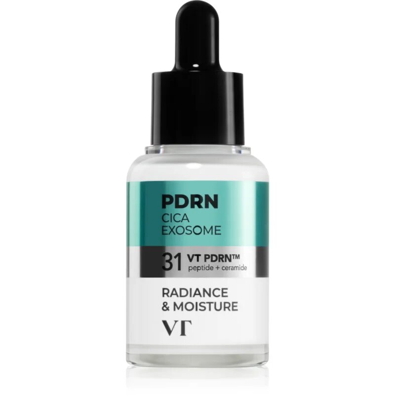 VT Cosmetics PDRN Cica Exosome Firming Ampoule učvrstitveni serum za obraz za osvetljevanje kože in hidratacijo 30 ml