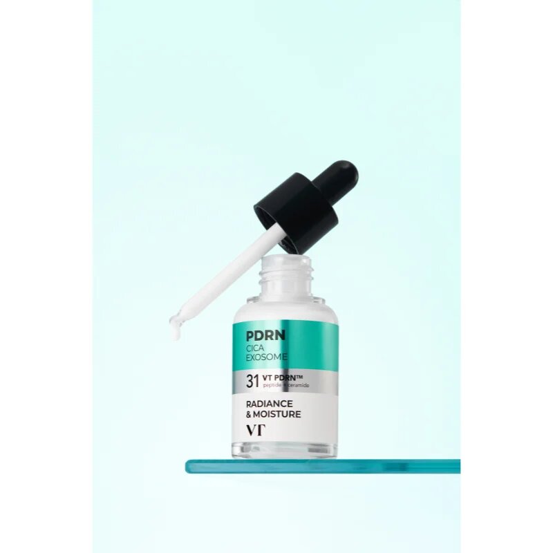 VT Cosmetics PDRN Cica Exosome Firming Ampoule učvrstitveni serum za obraz za osvetljevanje kože in hidratacijo 30 ml
