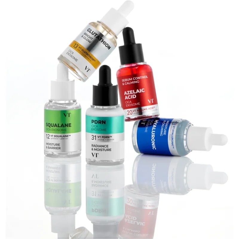 VT Cosmetics PDRN Cica Exosome Firming Ampoule učvrstitveni serum za obraz za osvetljevanje kože in hidratacijo 30 ml