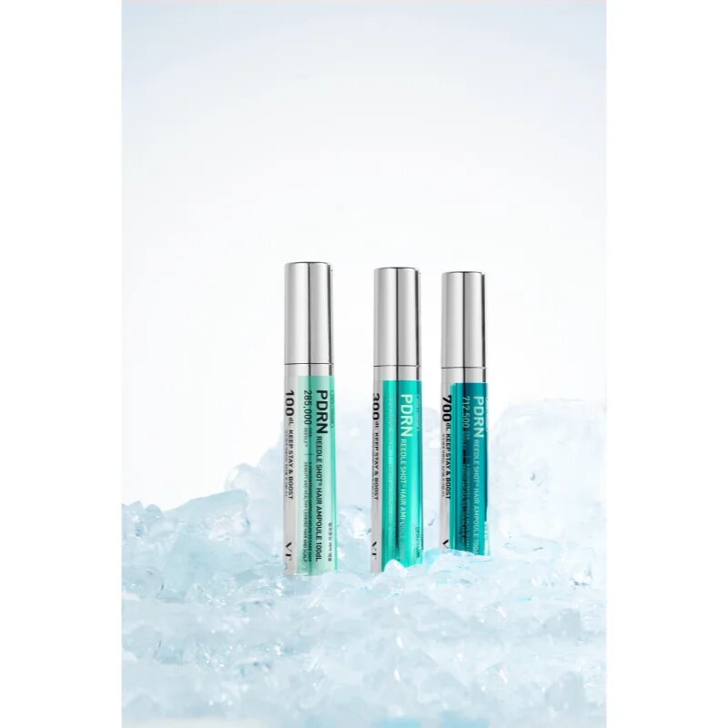 VT Cosmetics PDRN Reedle Shot Hair Ampoule 700 serum za lasišče za okrepitev in rast las 15 ml