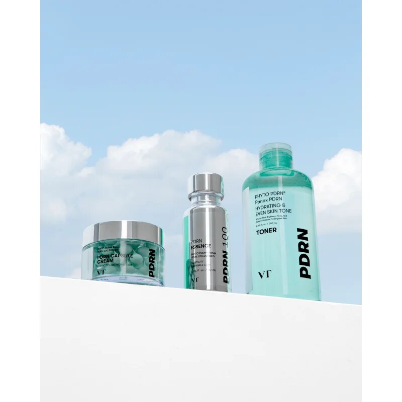 VT Cosmetics PDRN Toner vlažilni tonik za obraz za osvetlitev kože 250 ml