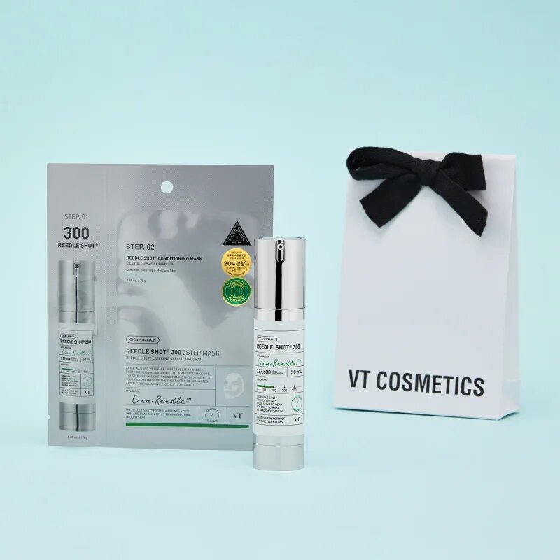 VT Cosmetics Reedle Shot 300 2-Step Mask intenzivna obnovitvena maska za dvostopenjsko nego kože 26.5 g