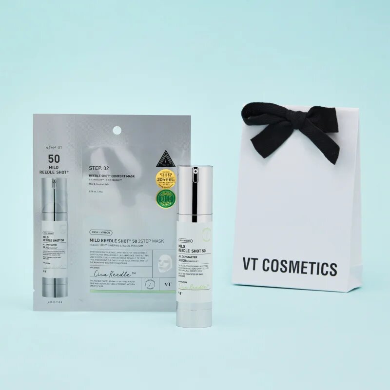 VT Cosmetics Reedle Shot 50 2-Step Mask intenzivna obnovitvena maska za dvostopenjsko nego kože 26.5 g
