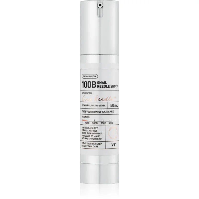 VT Cosmetics Snail Reedle Shot 100 učvrstitveni serum za obraz za krepitev kožne pregrade 50 ml