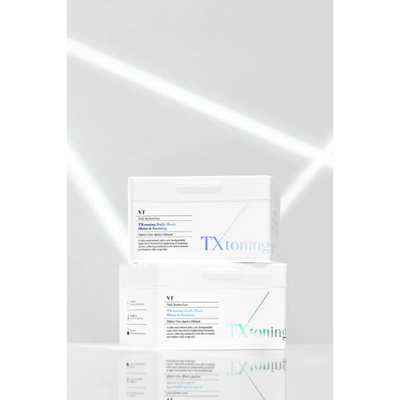 VT Cosmetics TX-Toning Daily Mask revitalizacijska maska iz platna proti pigmentnim madežem veliko pakiranje 30 kos