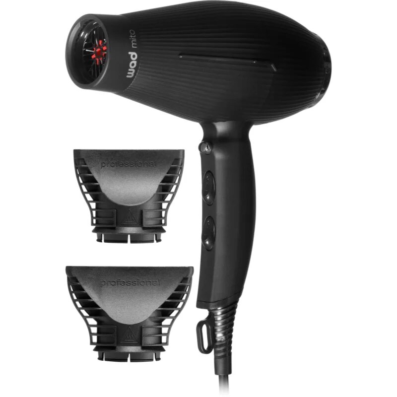 Wad Mito Hair Dryer Chrome sušilnik za lase Black 1 kos