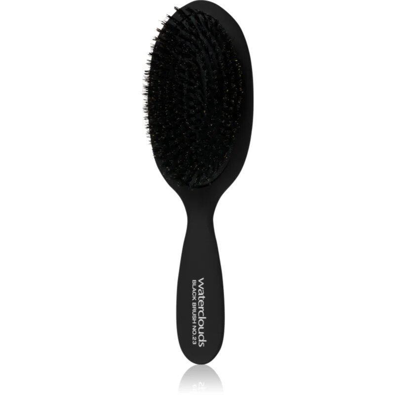 Waterclouds Black Brush Äkta Oval krtača za lase 1 kos