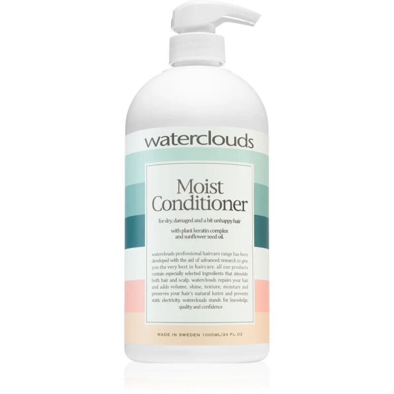 Waterclouds Moist Conditioner globinsko vlažilni balzam za suhe in krhke lase 1000 ml