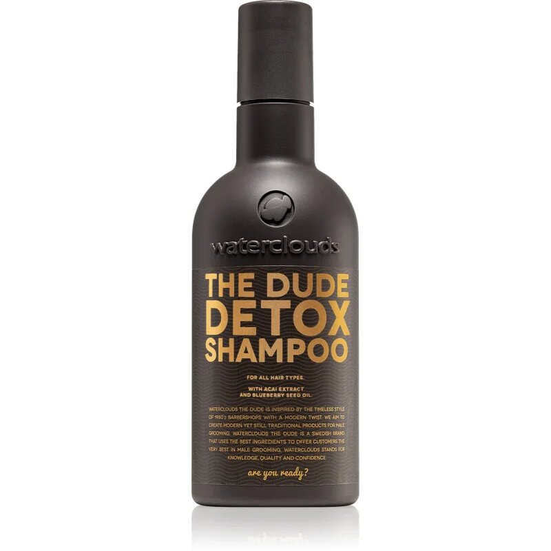 Waterclouds The Dude Detox Shampoo dnevni razstrupljevalni šampon 250 ml