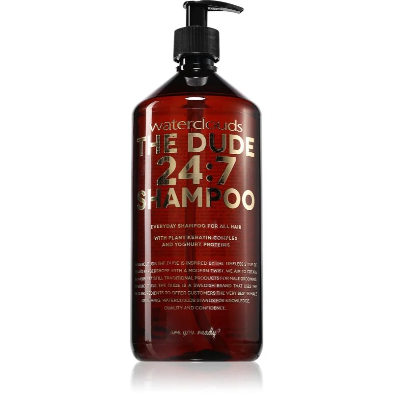 Waterclouds The Dude Shampoo šampon za vsakodnevno umivanje las 1000 ml