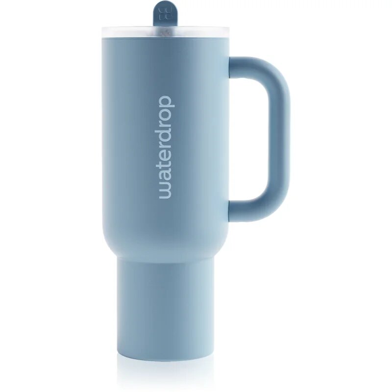 Waterdrop Explorer Tumbler lonček iz nerjavečega jekla s slamico Blue 1 kos