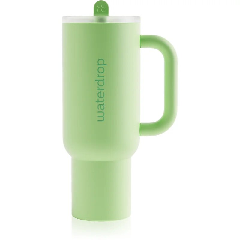 Waterdrop Explorer Tumbler lonček iz nerjavečega jekla s slamico Green 1 kos
