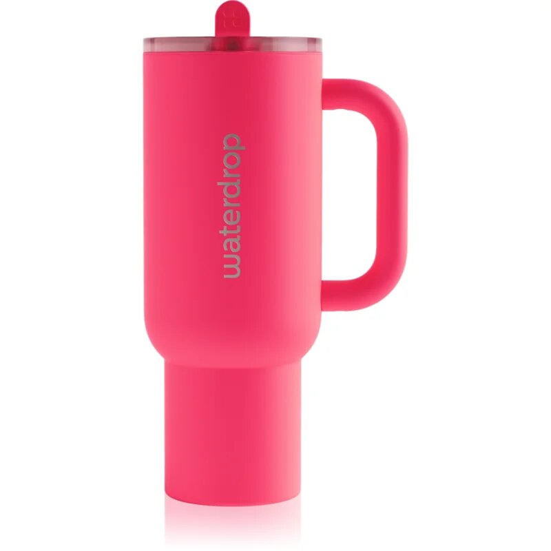 Waterdrop Explorer Tumbler lonček iz nerjavečega jekla s slamico (omejena izdaja) Neon Pink 1 kos
