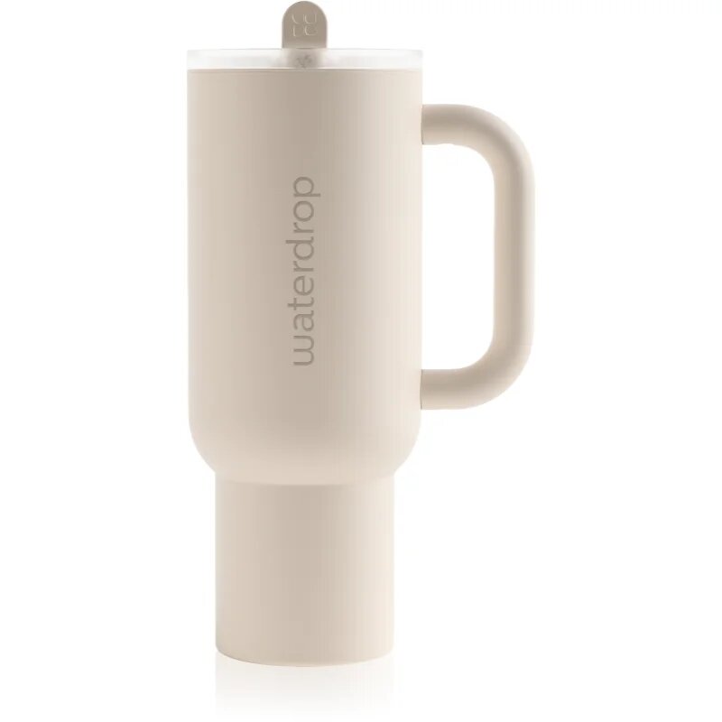 Waterdrop Explorer Tumbler lonček iz nerjavečega jekla s slamico White 1 kos