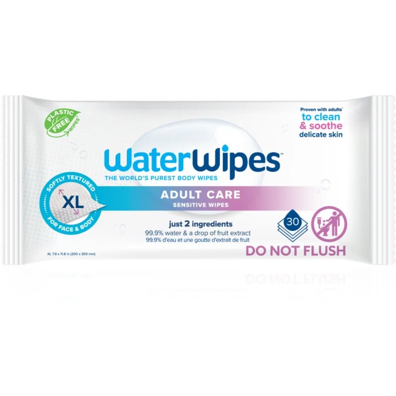 WaterWipes Adult Care vlažni robčki za odrasle 360 pcs 12x30 kos
