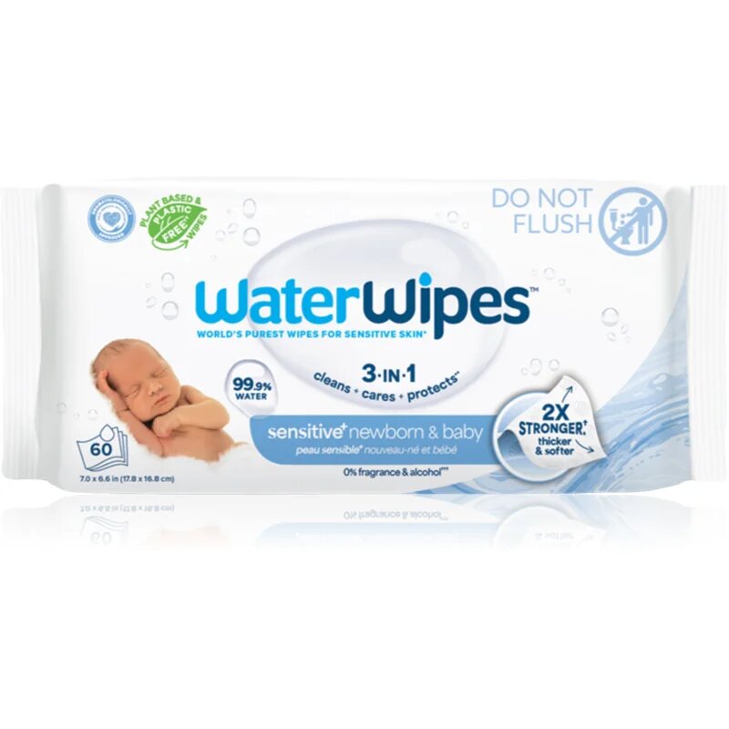 WaterWipes Baby Wipes otroški nežni vlažni robčki 60 kos