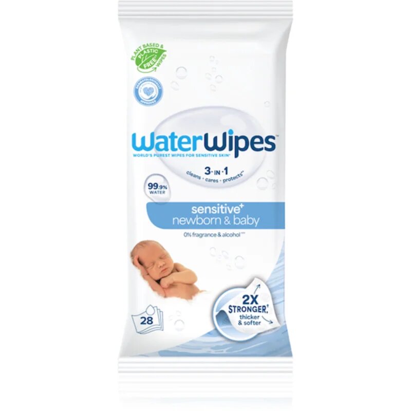 WaterWipes Water Wipes Baby Wipes otroški nežni vlažni robčki 28 kos