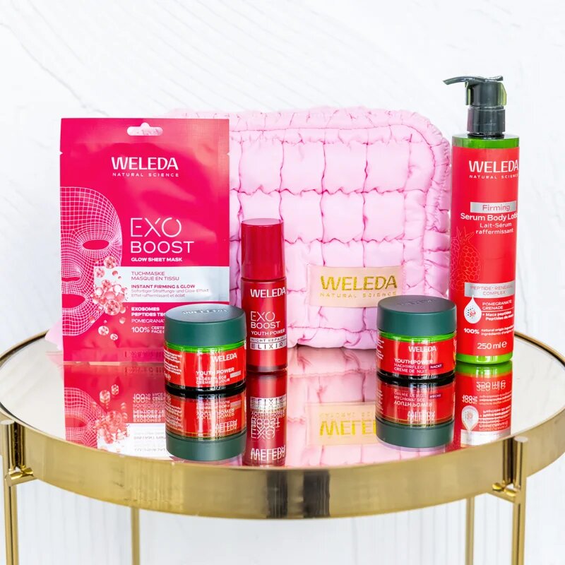 Weleda Astaxanthin Renewal Ritual darilni set za obnovo čvrstosti obraza