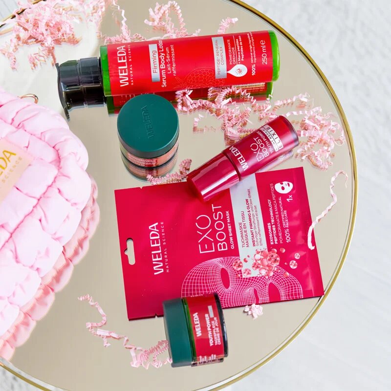 Weleda Astaxanthin Renewal Ritual darilni set za obnovo čvrstosti obraza