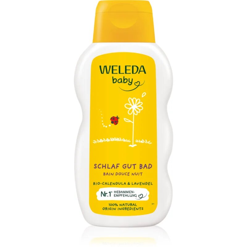 Weleda Baby ognjičeva kopel za dojenčke za lahko noč 200 ml