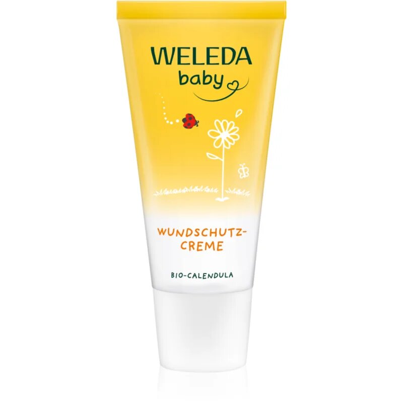 Weleda Baby ognjičeva krema za dojenčkovo ritko za zaščito kože za otroke Calendula 30 ml