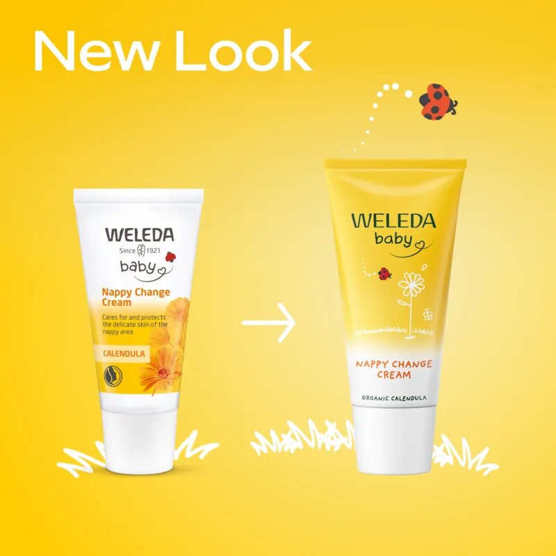 Weleda Baby ognjičeva krema za dojenčkovo ritko za zaščito kože za otroke Calendula 30 ml