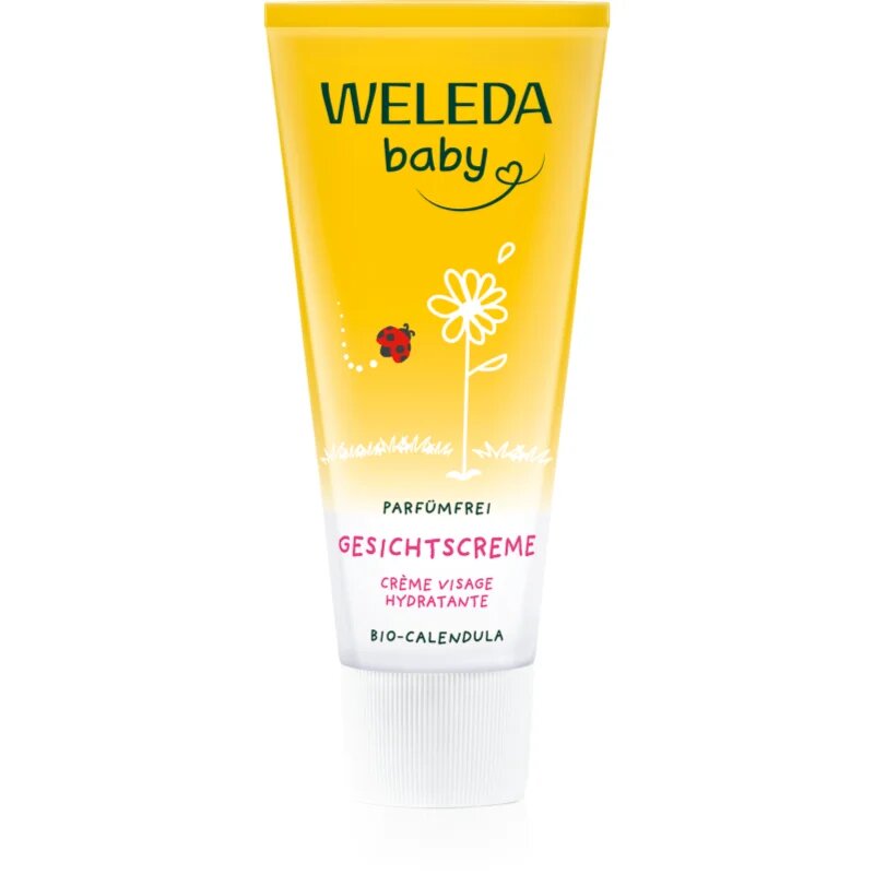 Weleda Baby ognjičeva krema za obraz brez dodanih dišav 50 ml