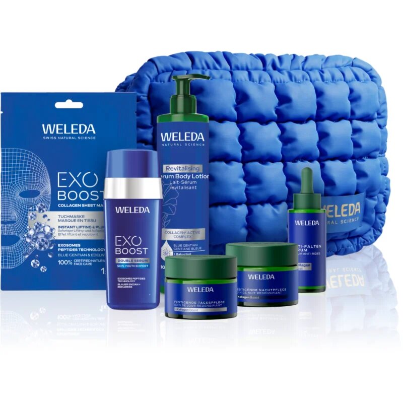 Weleda Blue Gentian Renewal Ritual darilni set za obnovo čvrstosti obraza