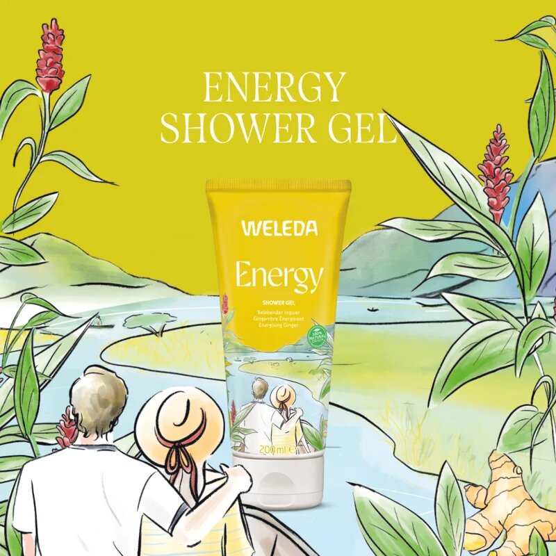 Weleda Energy poživitveni gel za prhanje 200 ml