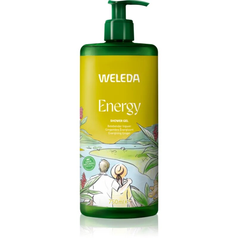 Weleda Energy poživitveni gel za prhanje Ginger Citronella and Cedar 750 ml