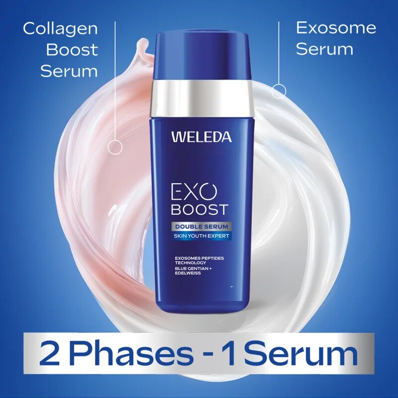 Weleda Exo Boost pomlajevalni serum za obraz 30 ml