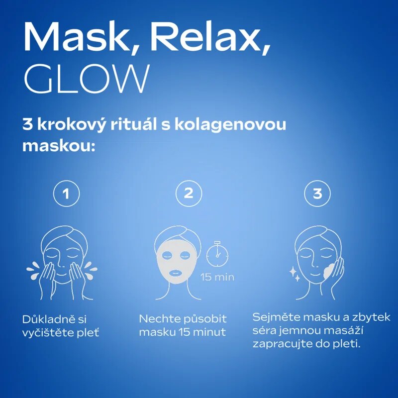 Weleda Exo Boost revitalizacijska maska iz platna s kolagenom 20 ml