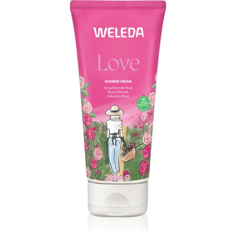 Weleda Love privlačen gel za prhanje Rose Jasmine and Ylang-Ylang 200 ml