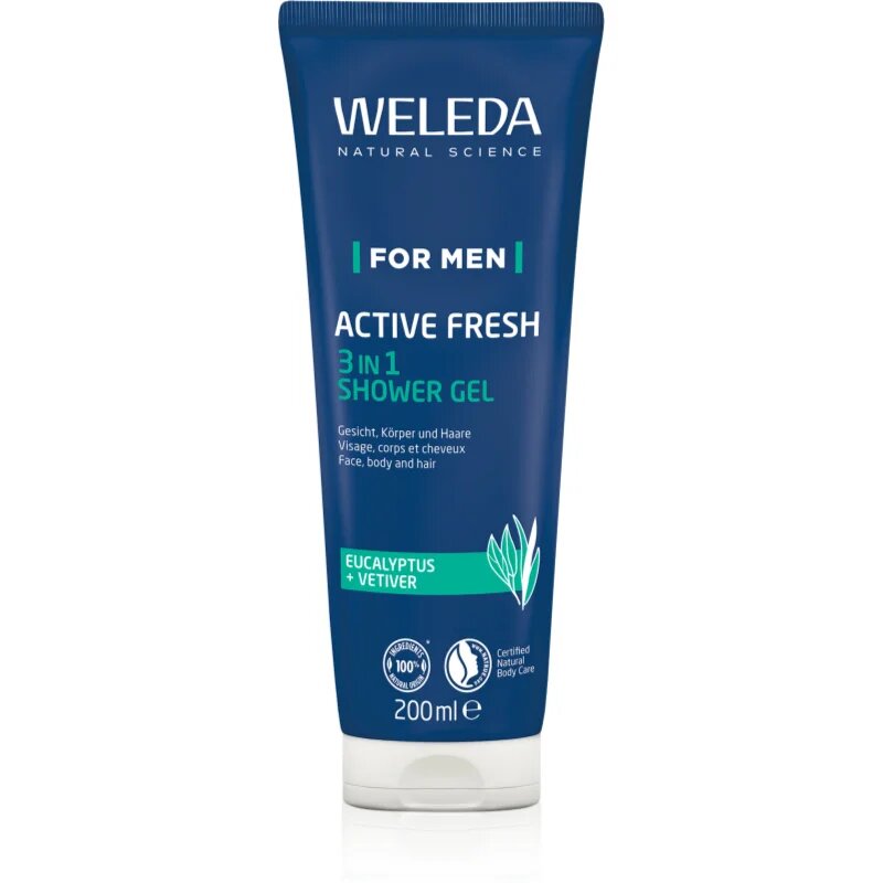 Weleda Men gel za prhanje z eteričnimi olji 200 ml