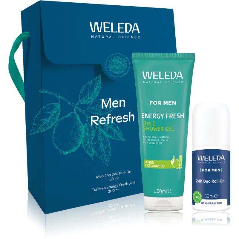 Weleda Men Refresh darilni set za moške