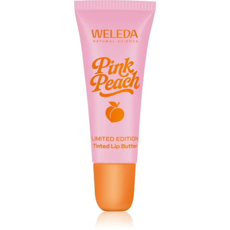 Weleda Pink Peach balzam za ustnice za toniranje 7 ml