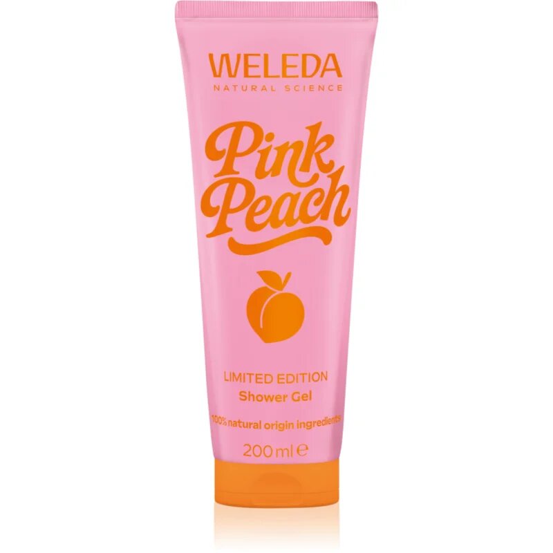 Weleda Pink Peach svež gel za prhanje 200 ml