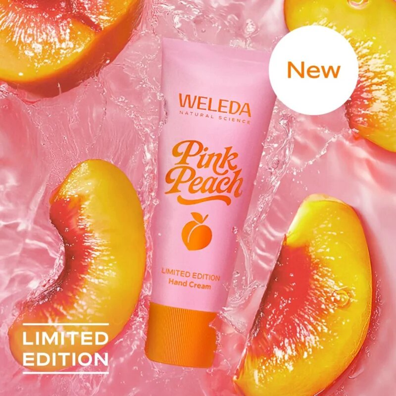 Weleda Pink Peach vlažilna krema za roke 50 ml