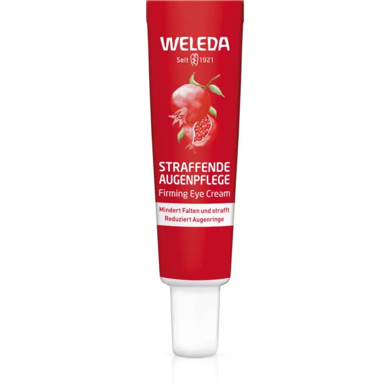 Weleda Pomegranate hralnilna krema za predel okoli oči za zmanjšanje gub z maca peptidi 12 ml