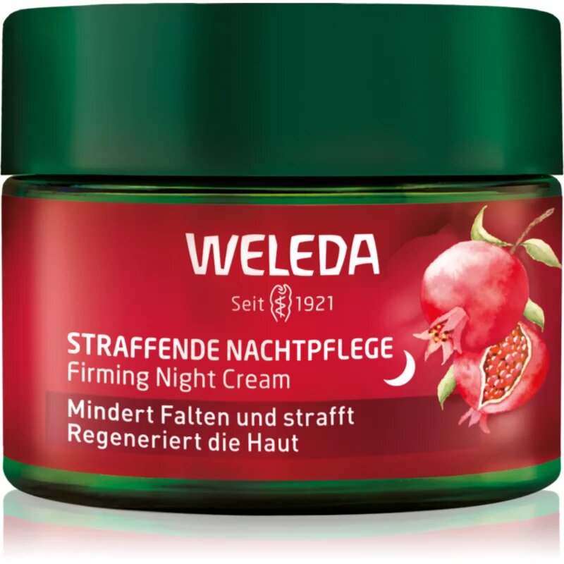 Weleda Pomegranate učvrstitvena nočna krema z maca peptidi 40 ml